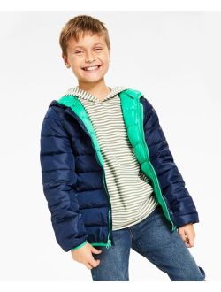 Big Boys Packable Jacket with Bag, Created for Macy's
