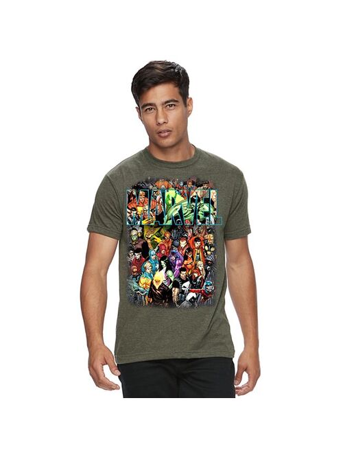 Licensed Character Men's Marvel Comics Group Character Tee
