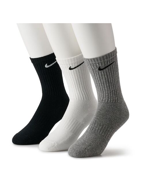 Men's Nike 3-pack Everyday Cushion Crew Training Socks