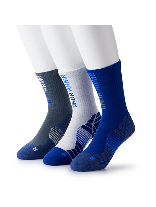 Men's Under Armour 3-Pack Elevated Crew Socks