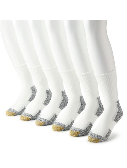 Gold Toe Men's GOLDTOE 6-pack Sports Short Crew Socks