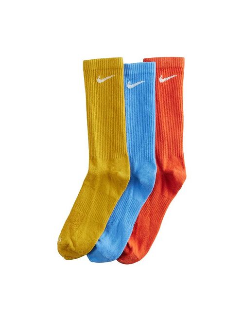 Men's Nike 3-pack Dri-FIT Everyday Plus Lightweight Training Crew Socks