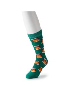 Men's Patterned Novelty Crew Socks