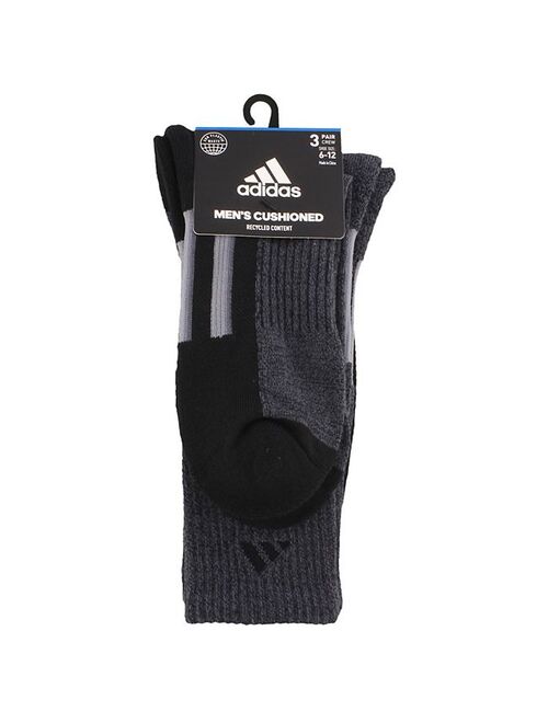Men's adidas 3-pack Cushioned Crew Socks