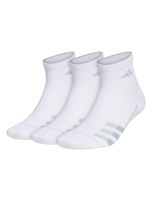 Men's adidas 3-pack Superlite Stripe 3 Quarter Socks