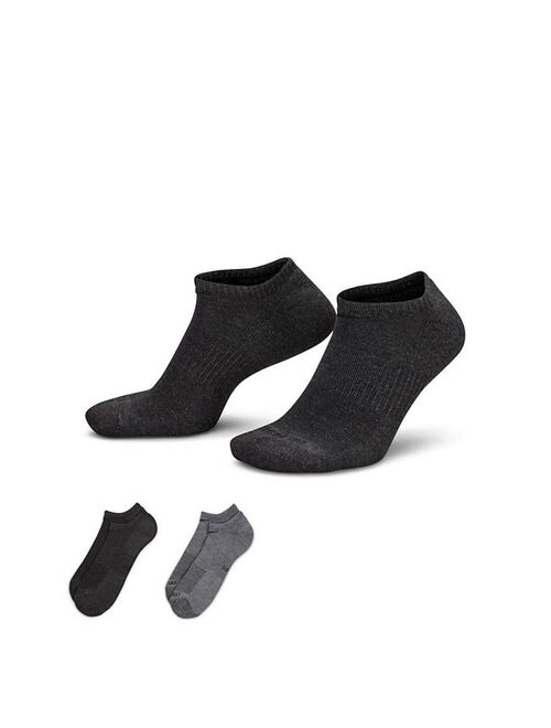 Men's Nike 2-Pack Everyday Plus Cushioned No-Show Socks