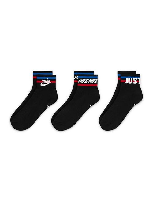Men's Nike 3-Pack Everyday Essential Ankle Socks