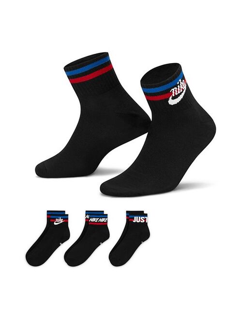 Men's Nike 3-Pack Everyday Essential Ankle Socks