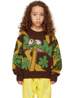 PERKS AND MINI SSENSE Exclusive Kids Brown Shroom Sweater