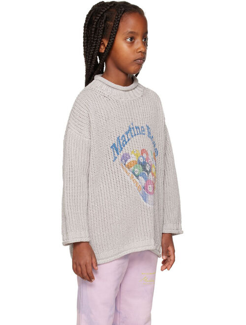 MARTINE ROSE SSENSE Exclusive Kids Gray Bassett Sweater