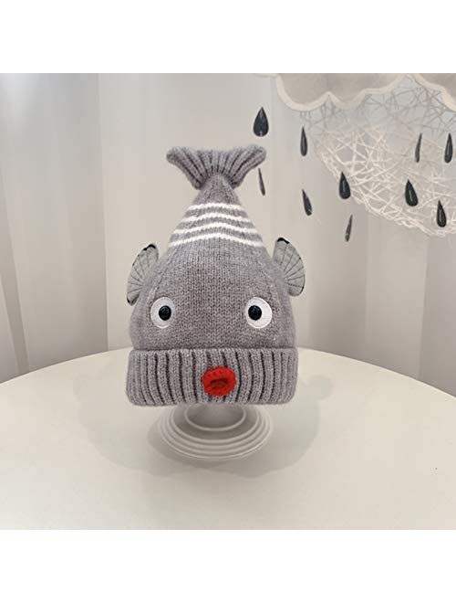 Digood Newborn Girl Boy Baby Infant Winter Warm Cartoon Earflap Knit Crochet Beanie,Christmas New Year Gifts