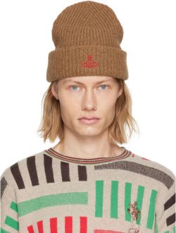 Vivienne Westwood Tan Sporty Beanie