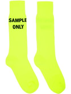 Acne Studios Yellow Neon Socks