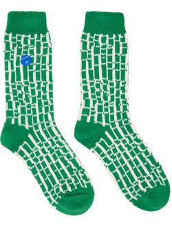 ADER error Green Jacquard Socks