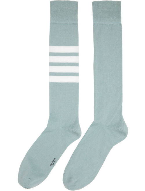 Thom Browne Green 4-Bar Socks