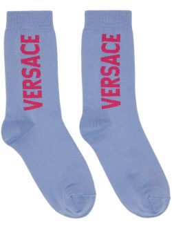 Blue Logo Socks