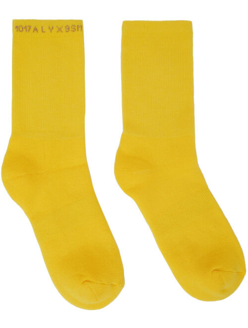 1017 ALYX 9SM Three-Pack Multicolor Logo Socks