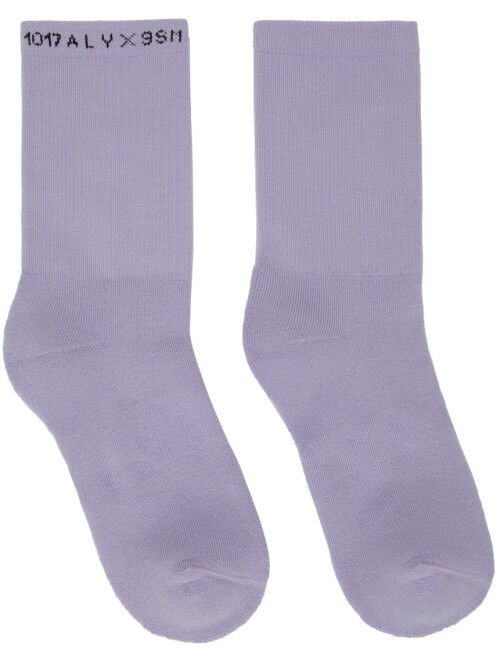 1017 ALYX 9SM Three-Pack Multicolor Logo Socks