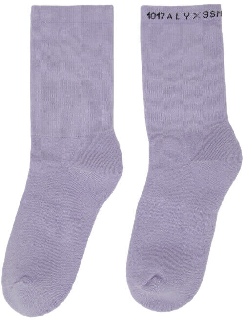 1017 ALYX 9SM Three-Pack Multicolor Logo Socks