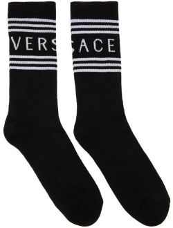 Black & White 1990s Logo Socks