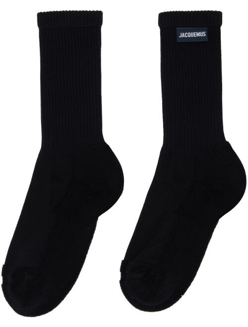 Jacquemus Black 'Les Chaussettes A L'Envers' Socks