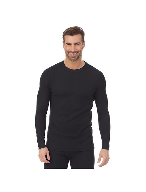 Men's Cuddl Duds Midweight Waffle Thermal Performance Baselayer Crew Top