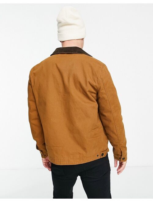 Only & Sons trucker jacket in brown