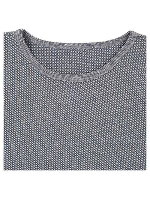 Fruit of the Loom Girls' Premium 2-Pack Thermal Waffle Crew Top