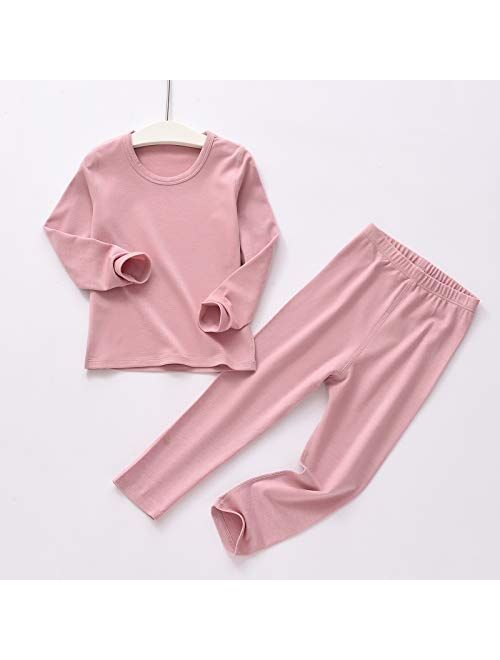 American Trends Girls Underwear Kids Thermal Underwears Toddler Winter Base Layer Long Johns Sets for Boys