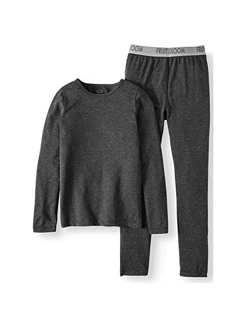 Fruit of the Loom Girl's Core Performance Thermal Underwear Set