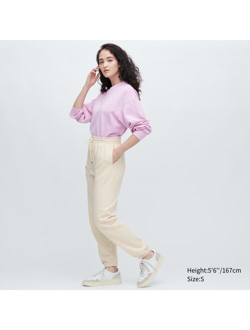 UNIQLO Cotton E-Waist Solid Sweatpants