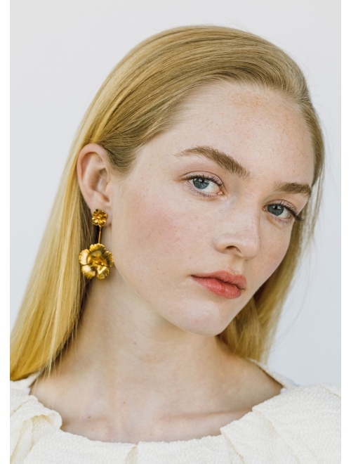 Jennifer Behr flower earrings