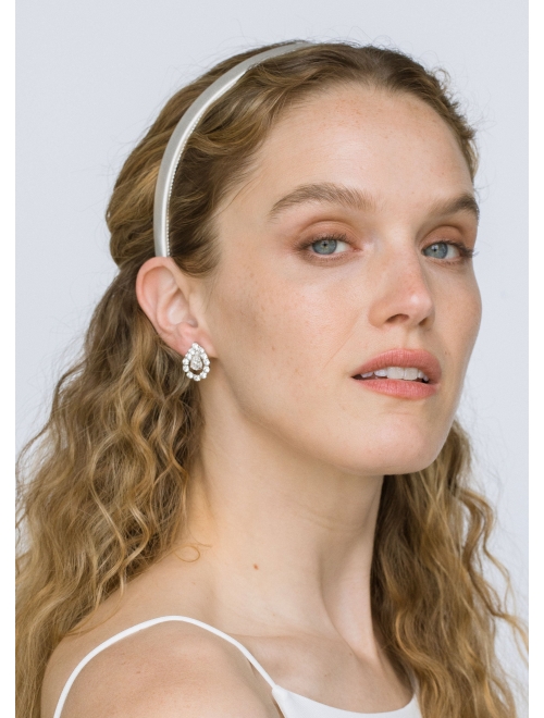 Jennifer Behr Ame crystal-embellished earring