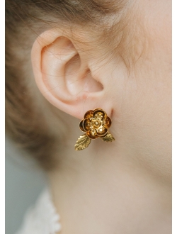 Flavia floral stud earrings