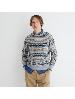 Wool-blend Fair Isle sweater