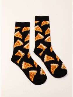 Men Pizza Pattern Socks