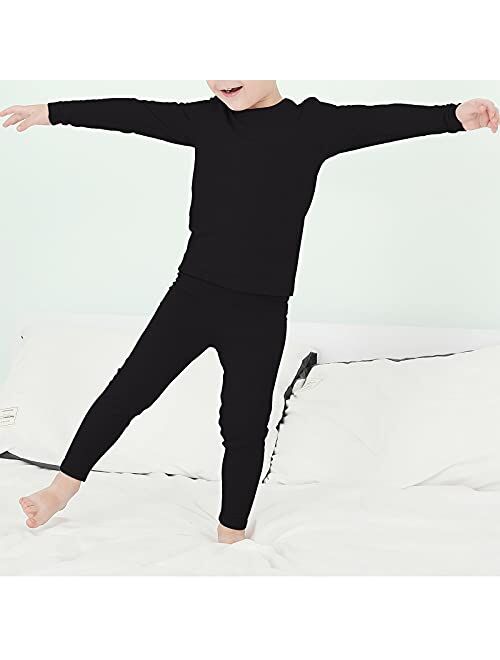 American Trends Boys Thermal Underwear Ultra Soft Kids Long Johns Sets Toddler Base Layer Sets