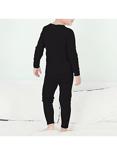American Trends Boys Thermal Underwear Ultra Soft Kids Long Johns Sets Toddler Base Layer Sets