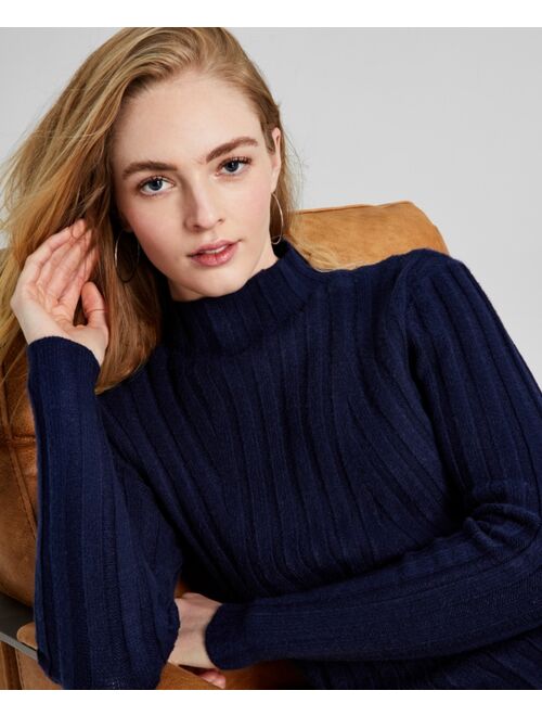 AND NOW THIS Women's Directional Ribbed Sweater