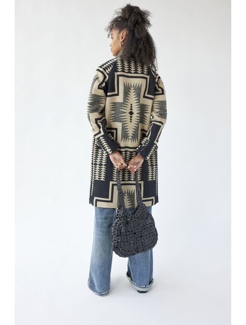 Pendleton Timberline Jacquard Wool Coat