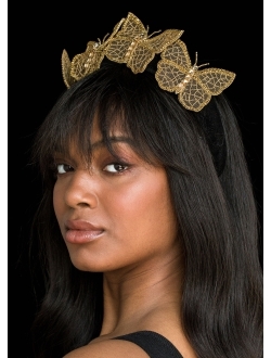 Jennifer Behr Issa butterfly-applique headband