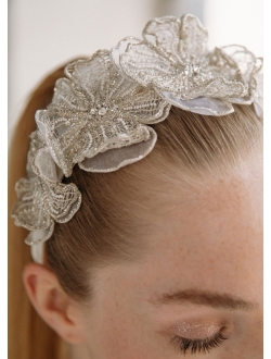 Gisela flower applique headband