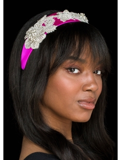 Lillia floral-applique headband
