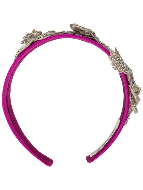 Jennifer Behr Lillia floral-applique headband