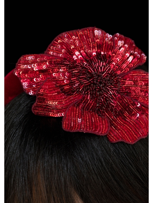 Jennifer Behr Mariana floral-applique headband