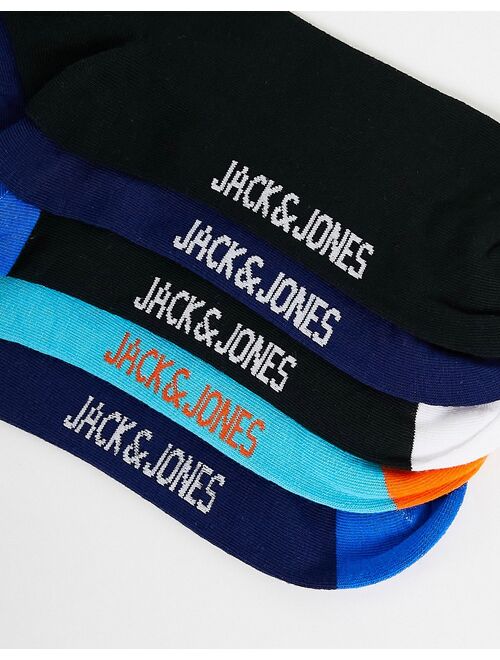 Jack & Jones 5 pack socks in cartoon ice cream print