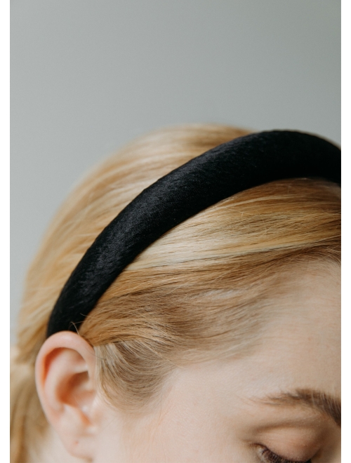 Jennifer Behr Tori hammered silk headband