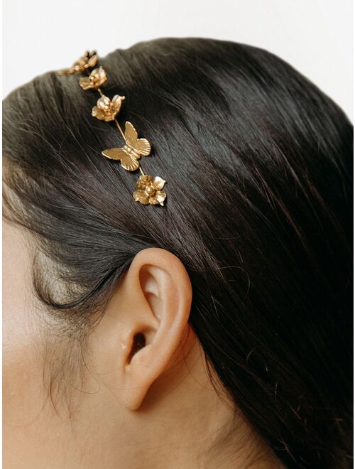 Jennifer Behr Pippa butterfly-charm headband