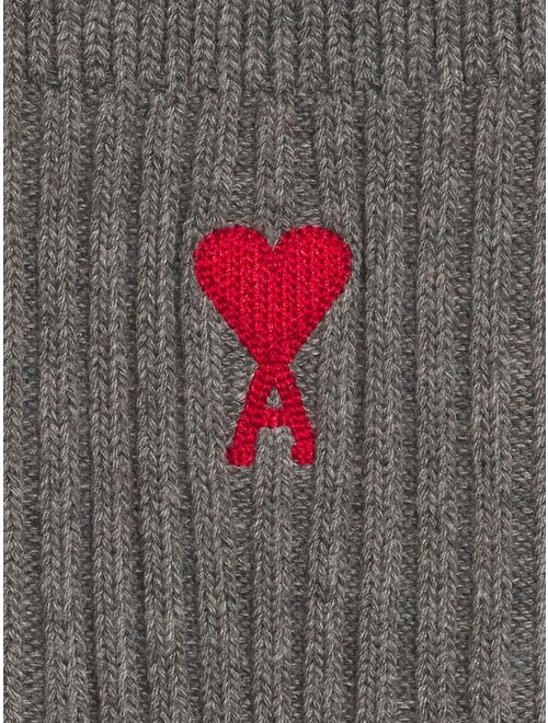 AMI Paris logo-embroidered socks (set of three)