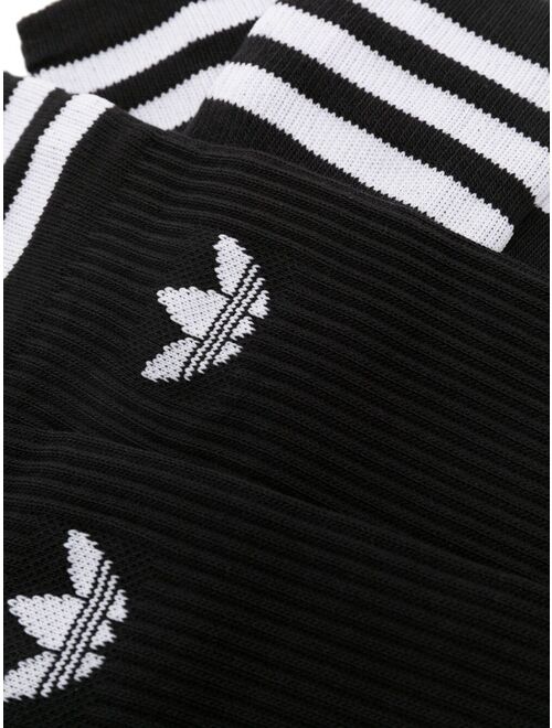 adidas signature three stripe 3 pack socks